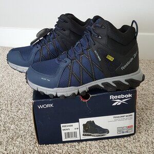 Reebok Alloy Toe Mid Athletic Metguard Work Boot RB3400 9.5 Wide Met Guard